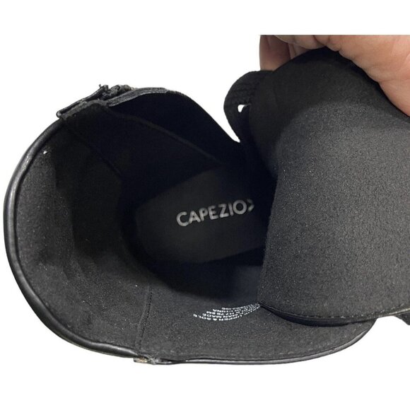 CAPEZIO 610W Flat Combat Boot Women's Size 6M Black Lace Up Zipper Dance Sneaker - Picture 8 of 11